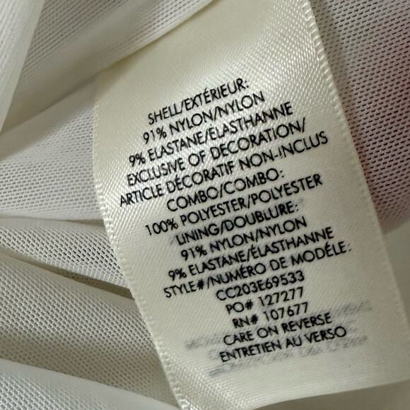 Alice + Olivia Valli Cami Mini Dress In Off White Women’s Sz 8 - Picture 9 of 9